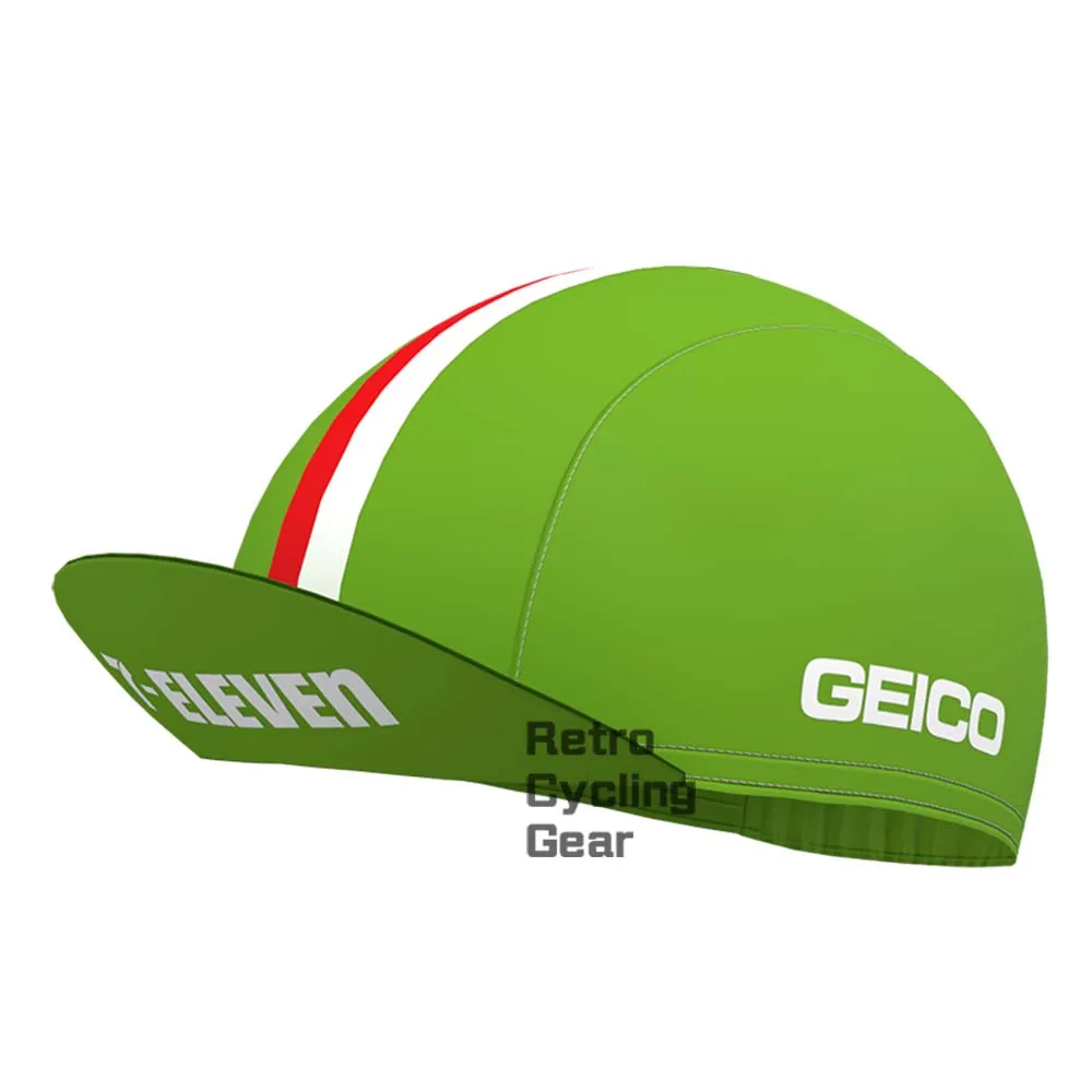 7-ELEVEN Green Retro Cycling Cap