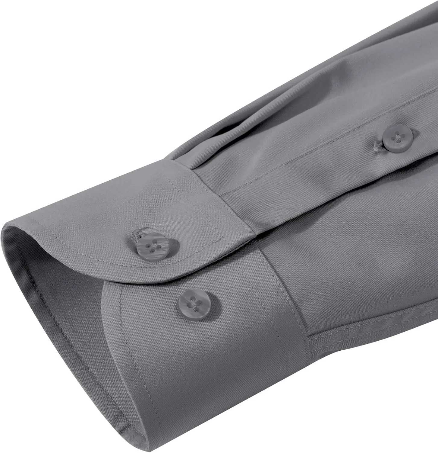 Alimens & Gentle Men's Dress Shirts Transitional Weather Long Sleeve Stretch Wrinkle-Free Button Down Top