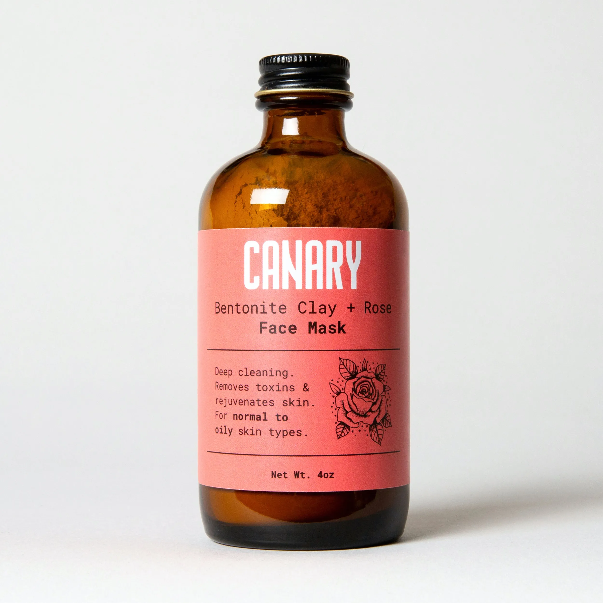 Bentonite Clay   Rose Face Mask by Canary