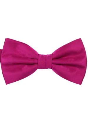 DCLIC Classic Plain Bow Tie - Fuschia