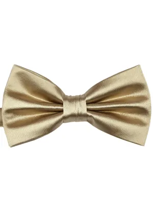 DCLIC Classic Plain Bow Tie - Gold