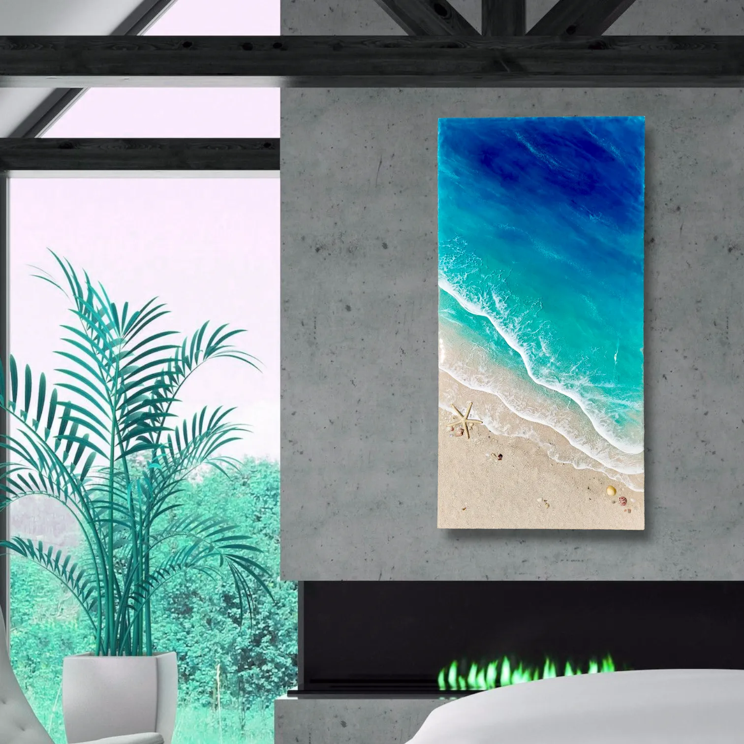 Gentle Tides Wall Art 20x40