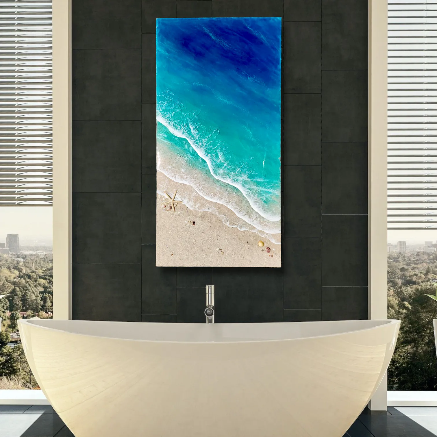 Gentle Tides Wall Art 20x40