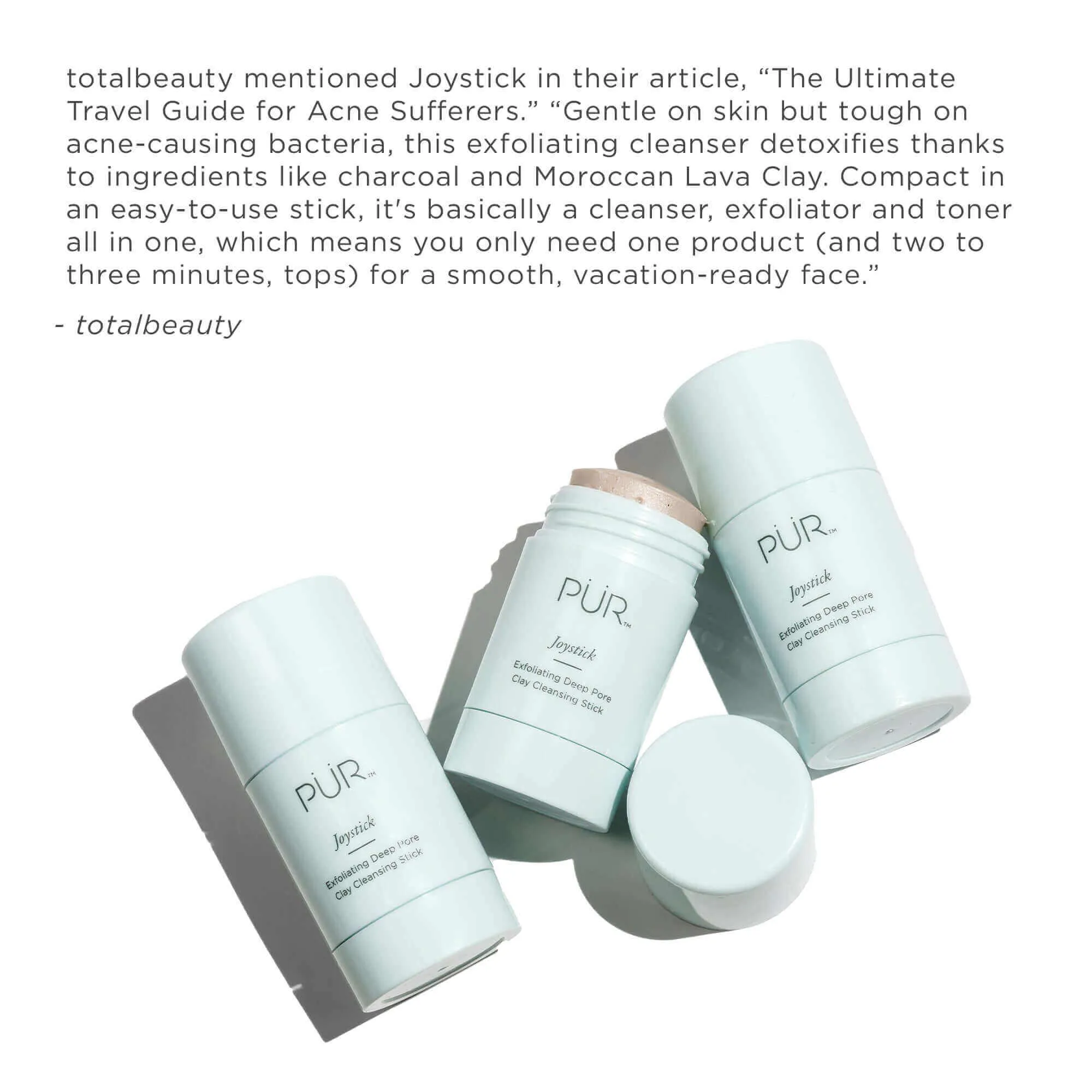 Joystick Exfoliating Deep Pore Clay Cleansing Stick