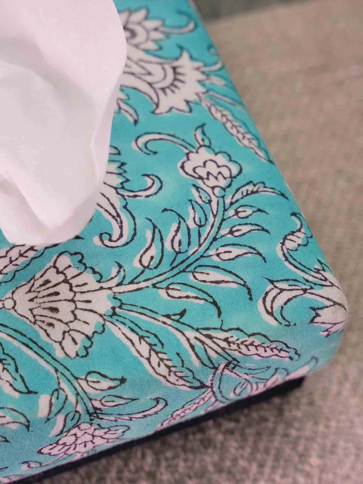 Skies Hand Woven Tissue Box