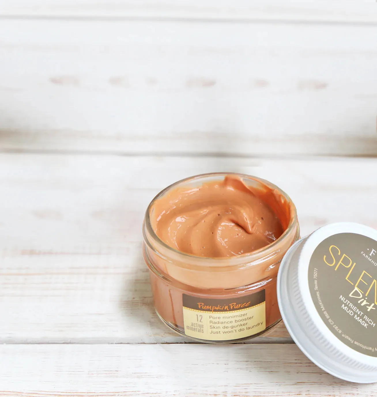 Splendid Dirt Nutrient Mud Mask with Organic Pumpkin Puree