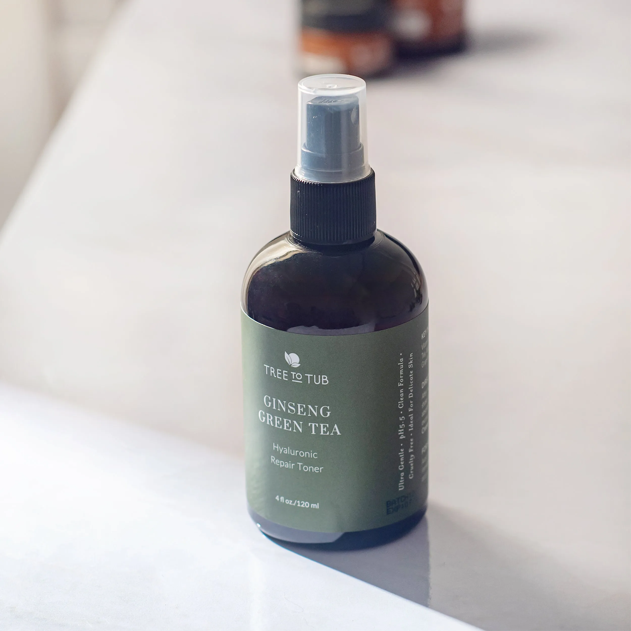 Witch Hazel Toner for Sensitive Skin with Green Tea & Ginseng
