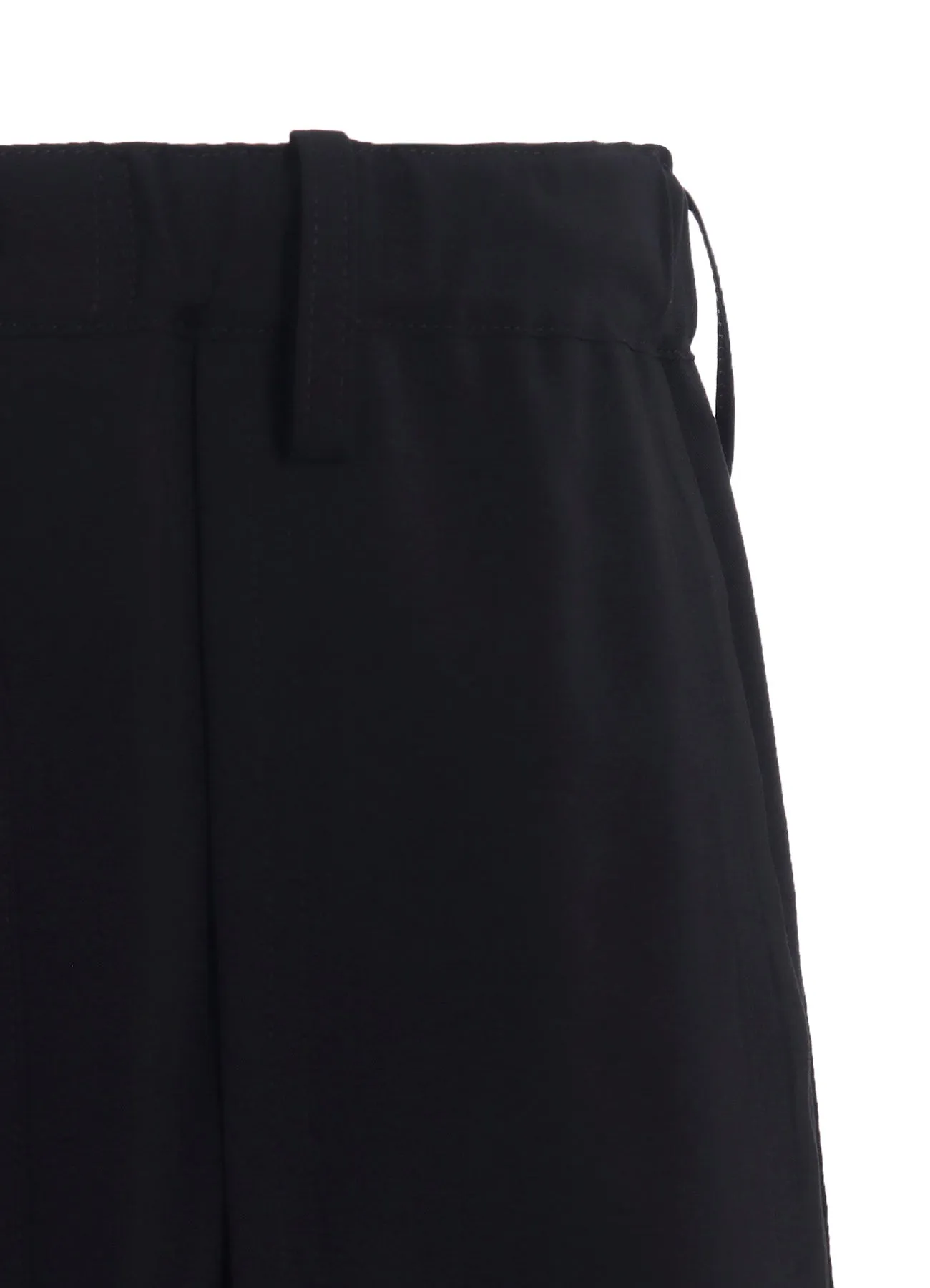 WOOL GAUZE WRAP PANTS