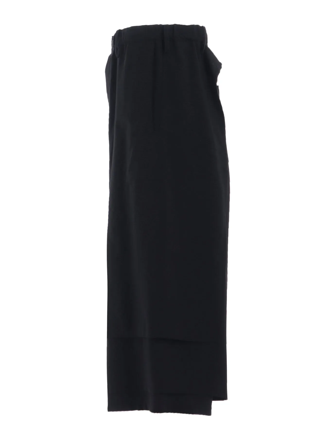 WOOL GAUZE WRAP PANTS